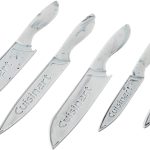 Cuisinart C55-12PCKSAM 12-Piece Ceramic Coated Stainless Steel Knives， Comes with 6-Blades and 6-Blade Guards， Color Coded to Reduce Risk of Cross Contamination， Jewel
